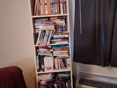 Tall White 5-Shelf Bookcase