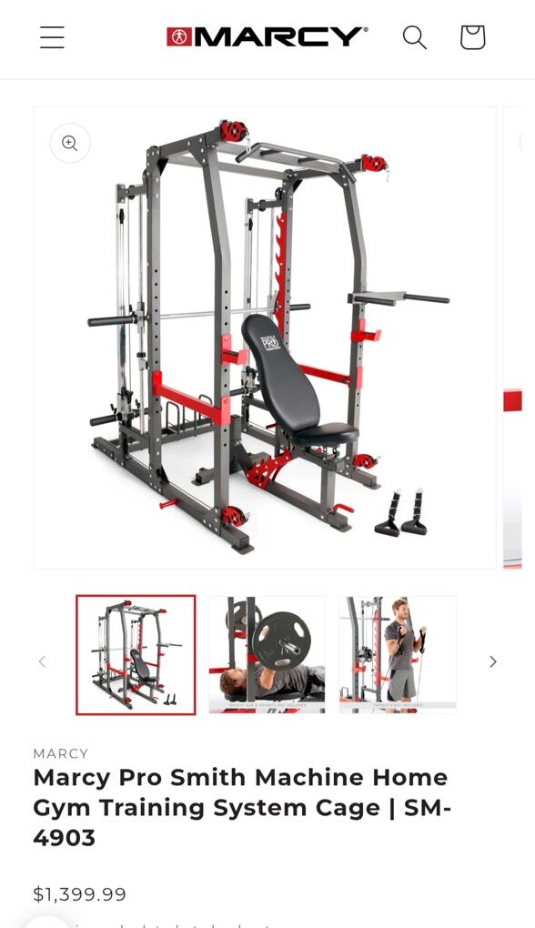 Smith machine- Squat Rack Home Gym