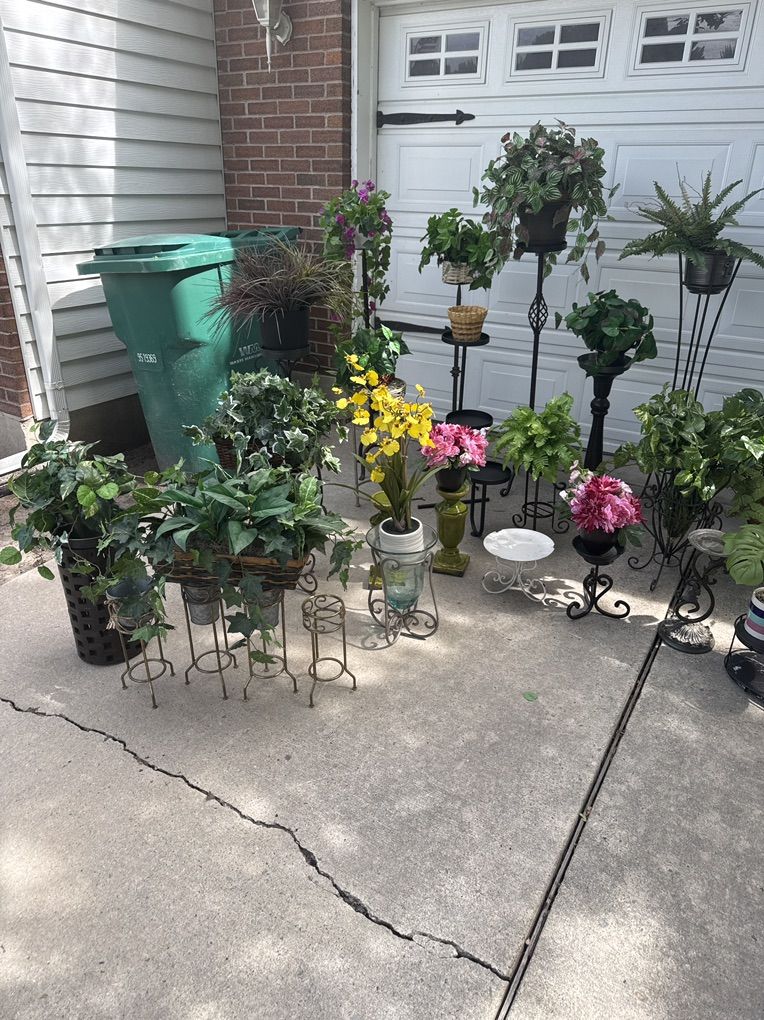 Plant Stands, Pots Galore, New Listing, Low Cost,