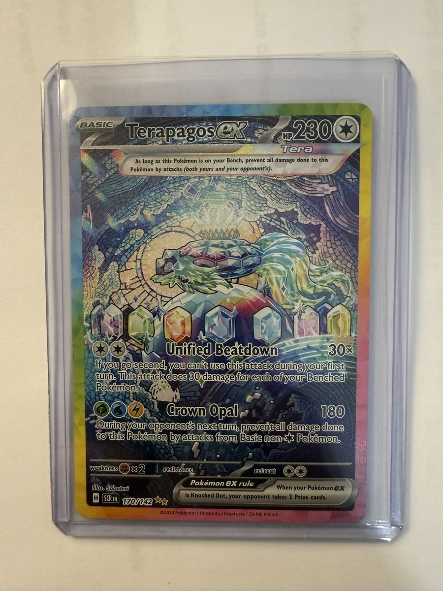 Pokemon Terapagos ex 170/142 Stellar Crown