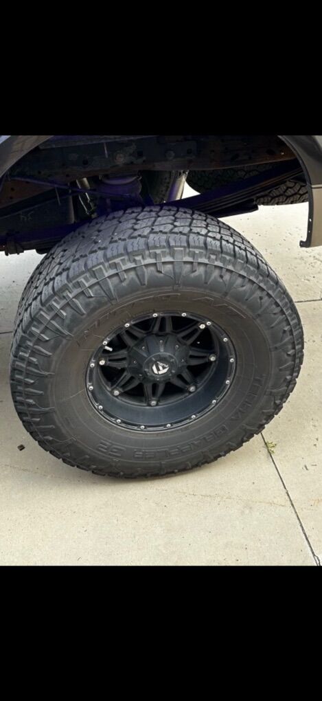 8x170 17x12 Fuel Wheels And Nitto Tires