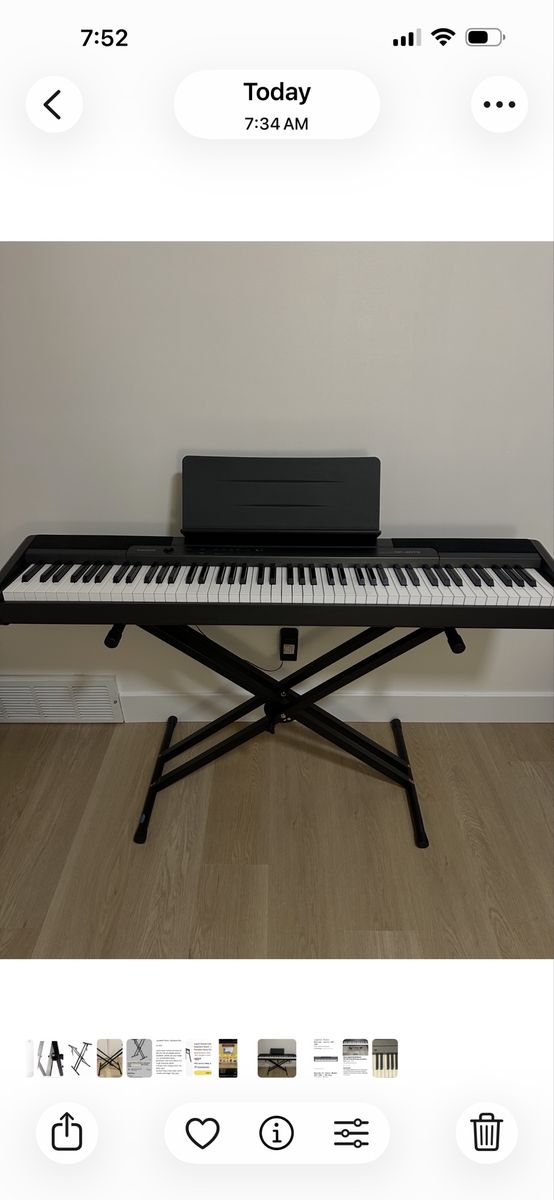 Nice 88 Key Weighted Digital Piano & ETC 