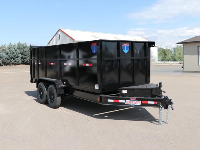 7 X 16 LoadRunner Bumper Pull Dump Trailer For Sale