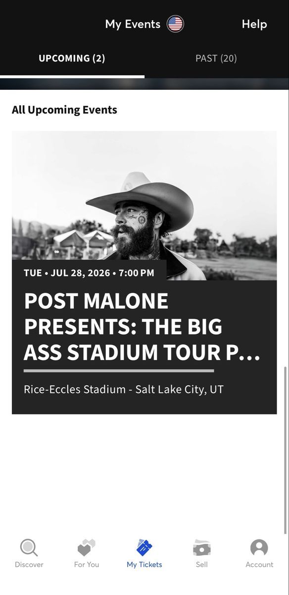 Post Malone & Jelly Roll Concert