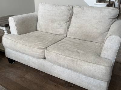 5pc Living Room Set – Couches + Tables – $350 OBO