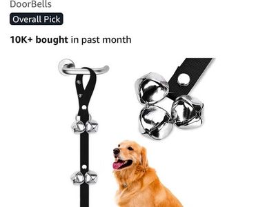 BLUETREE Dog Doorbells Premium Quality Training Potty Bells Adjustable