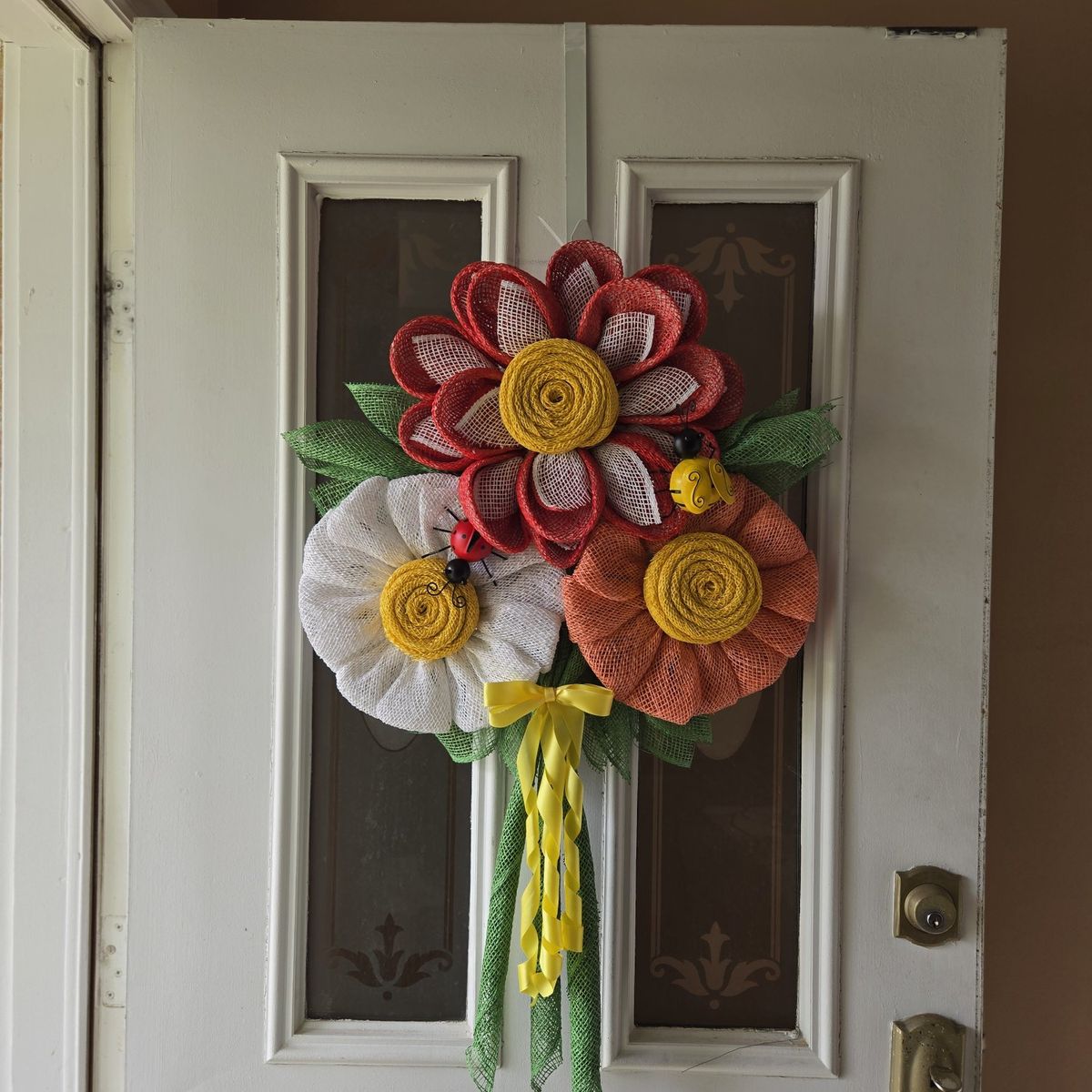 Lg flower wreath