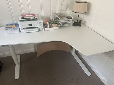 IKEA sit/stand corner desk