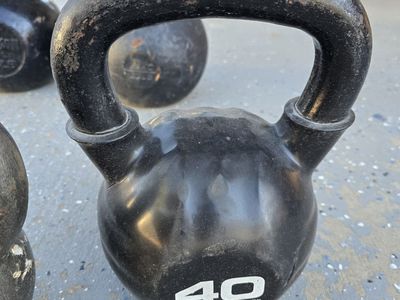 Kettlebell, 40 lbs