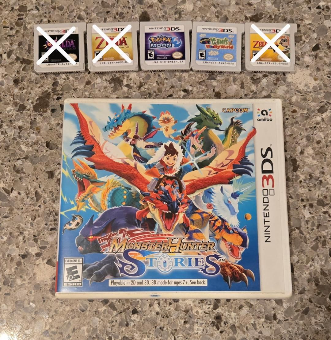 Nintendo 3ds games $20 each including PokeMon Moon! trades considered!