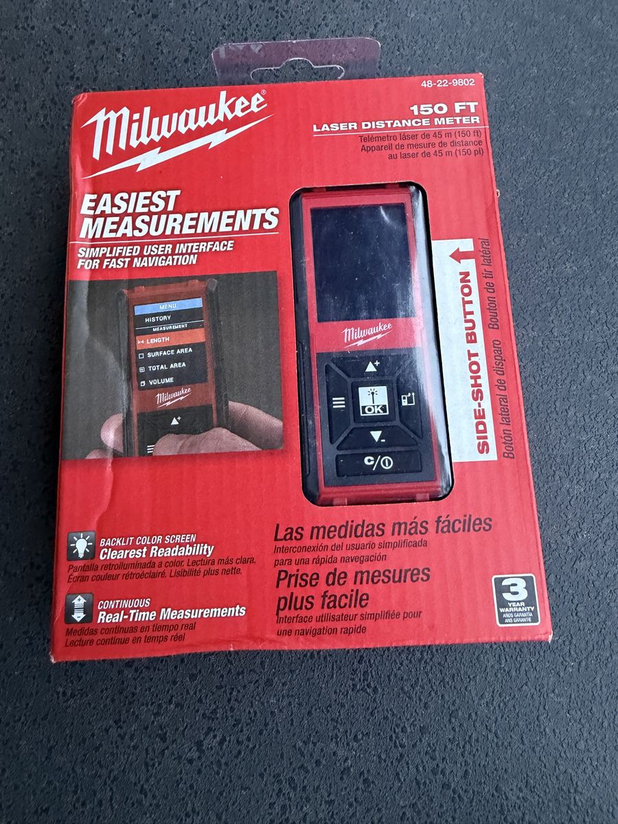 Milwaukee 150ft Laser Meter