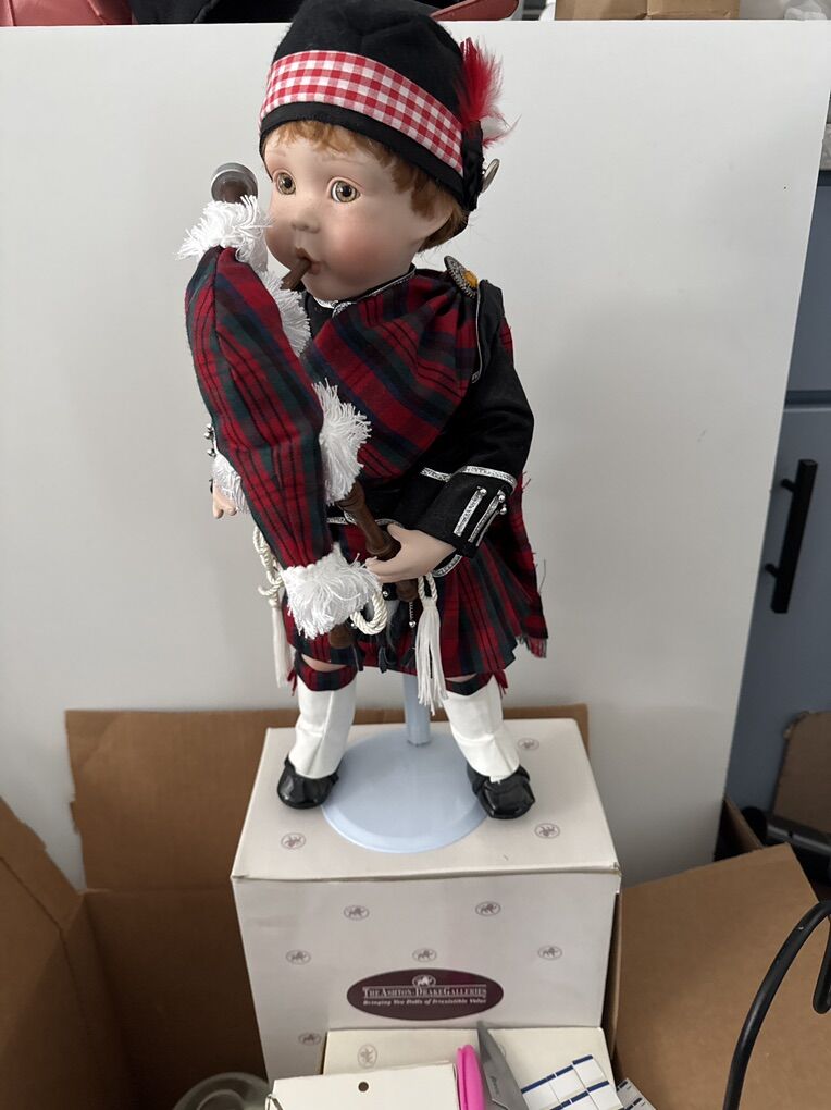 Boy Playing Bag Pipes