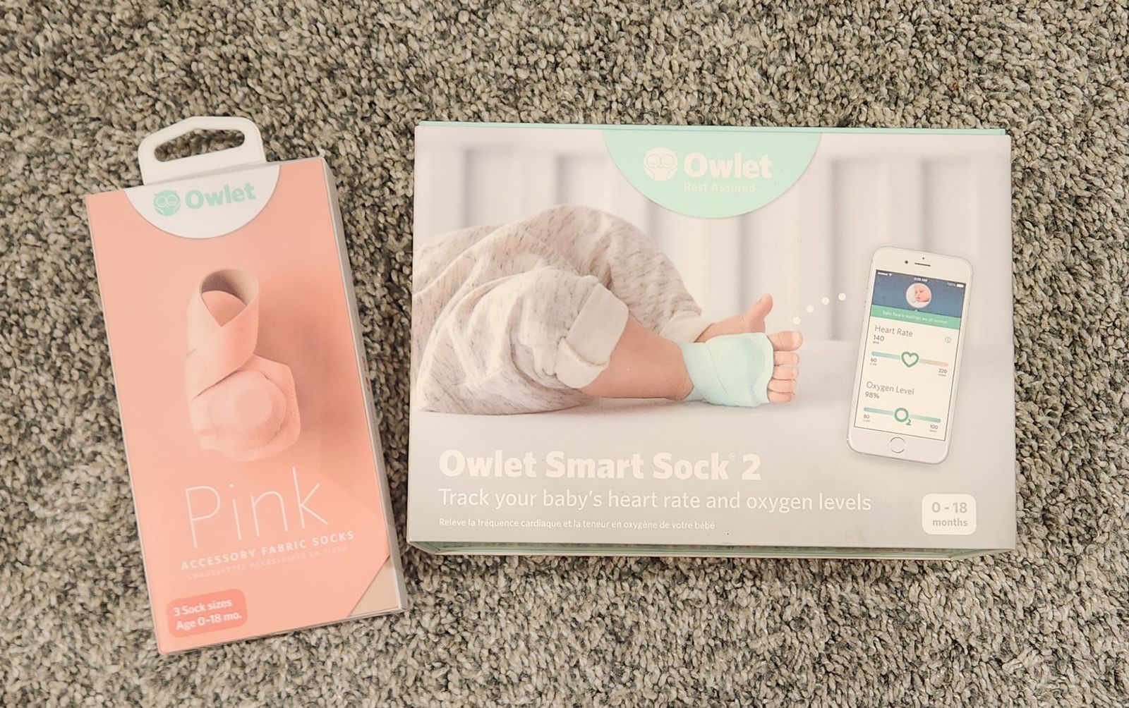 Owlet 2 Smart Sock Baby Monitor