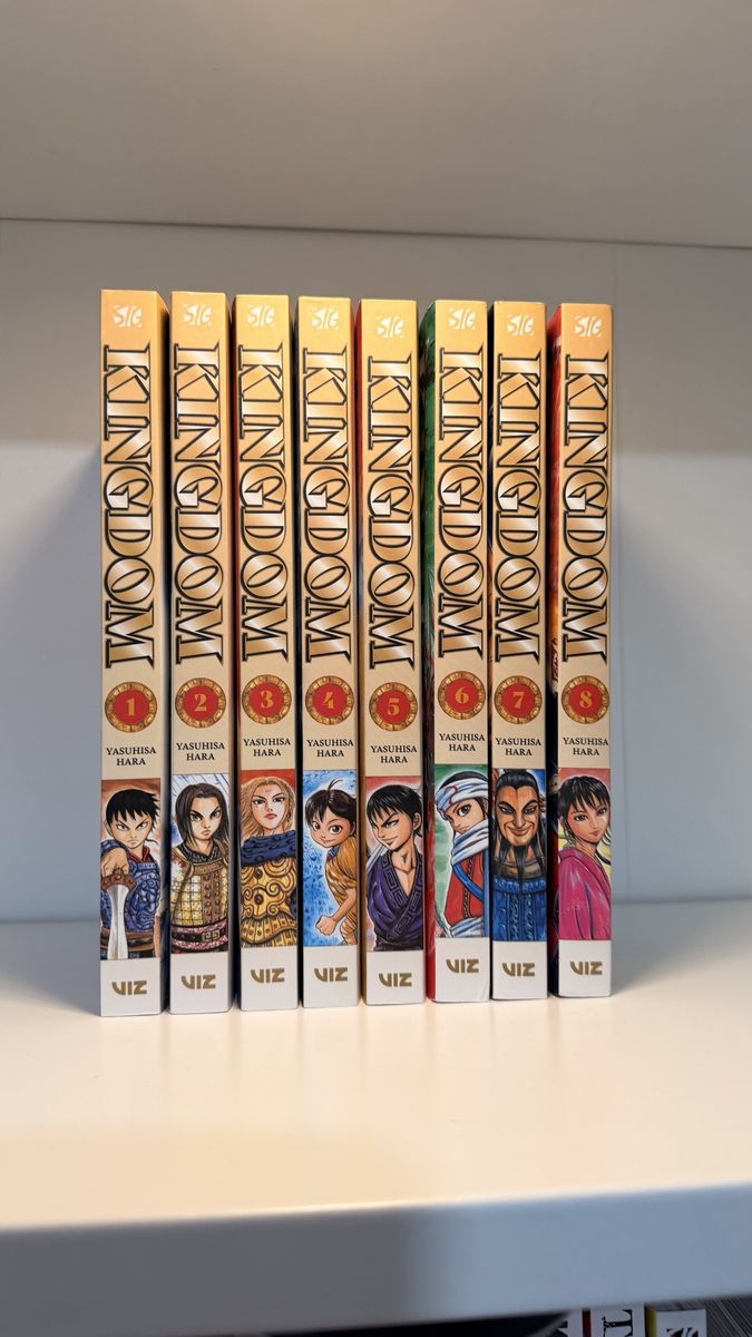 Kingdom Manga Vol. 1-8 Set by Yasuhisa Hara - English Edition VIZ Media - New