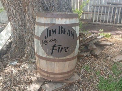 jim beam whiskey barrel