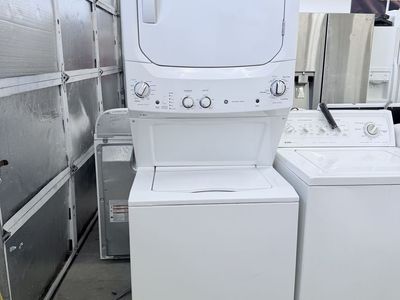 GE Stackable Washer And Electric Dryer
