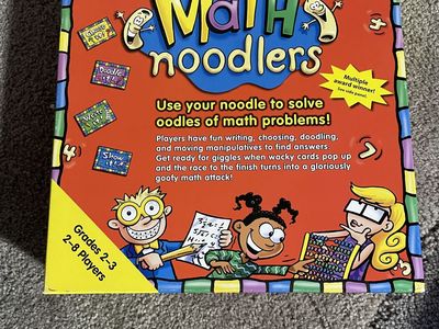 Learning Well Games Math Noodlers Educational Board Game Grades 2-3, 2-8 Players, Problem Solving