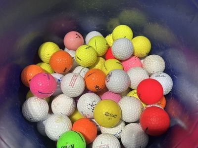 Large Bucket of 150 Mixed Used Golf Balls Various Brands. No range balls, no damaged balls.