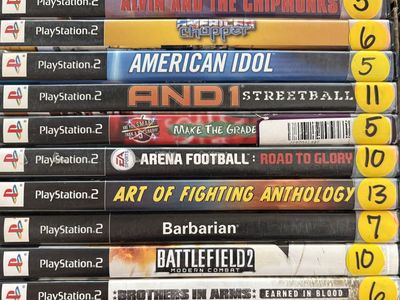 Ps2 Games Starting At 4$ And Up