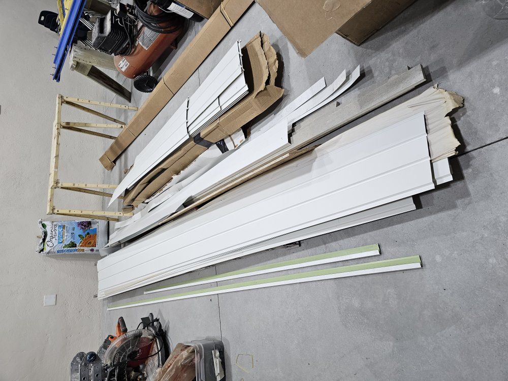 White Aluminum Soffit