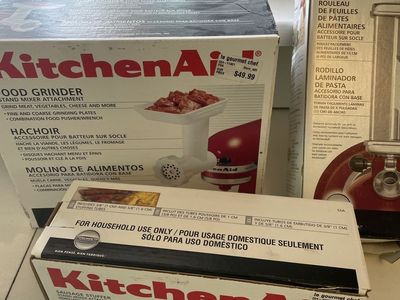 KitchenAid - Grinder, pasta roller, and sausage stuffer