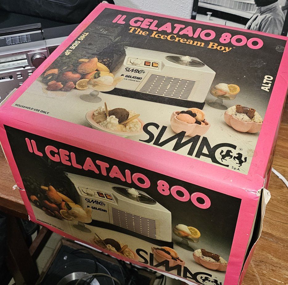 Vintage Italian Ice Cream/Gelato Maker