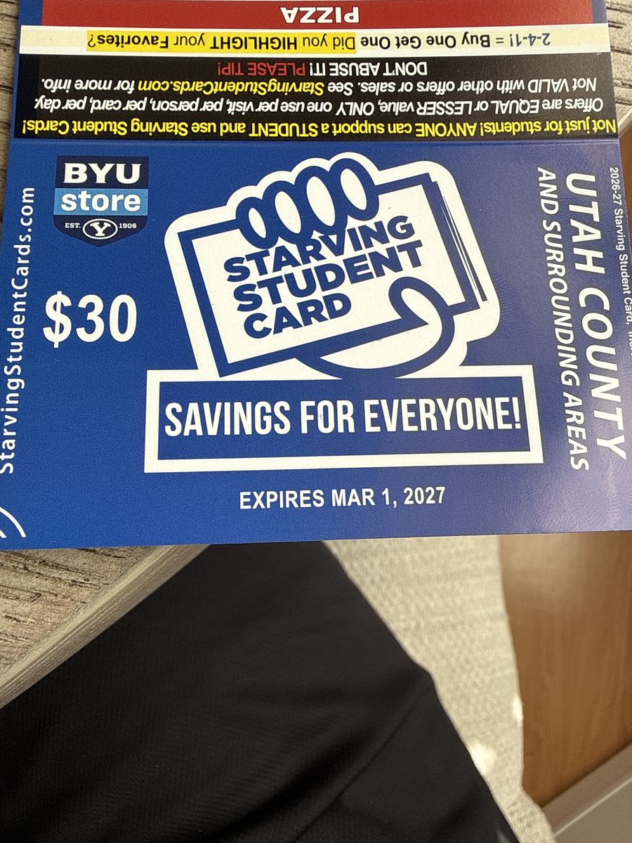 Starving Student Cards