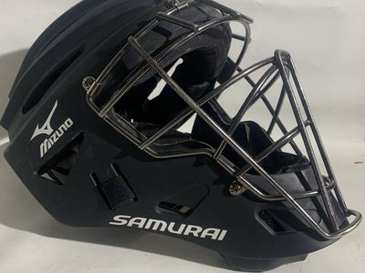 Mizuno Samarai Catchers Helmet Black Sz L XL
