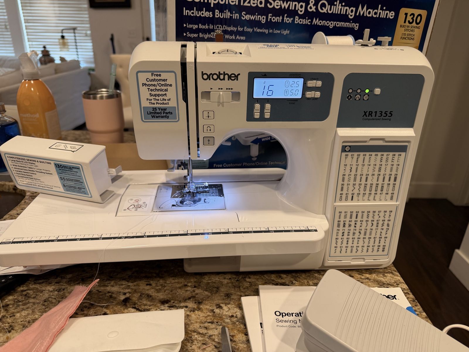 Brother XR 1355 Computerized Sewing & Quilting Machine
