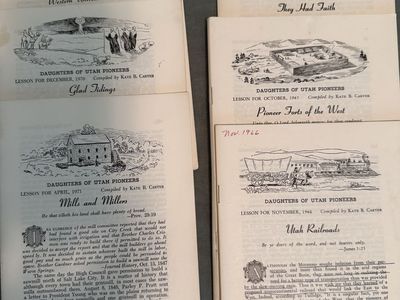 Daughters of Utah Pioneers Tales of Triumph Lesson Books & Vintage Lesson Pamphlets Lot