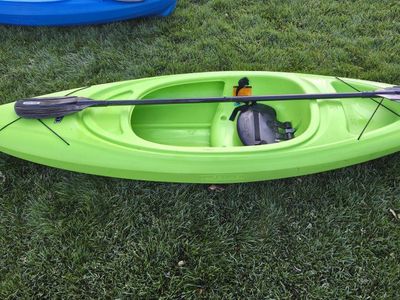 Lifetime Pacer Kayak with Paddle - Green- up to 200lb capacity