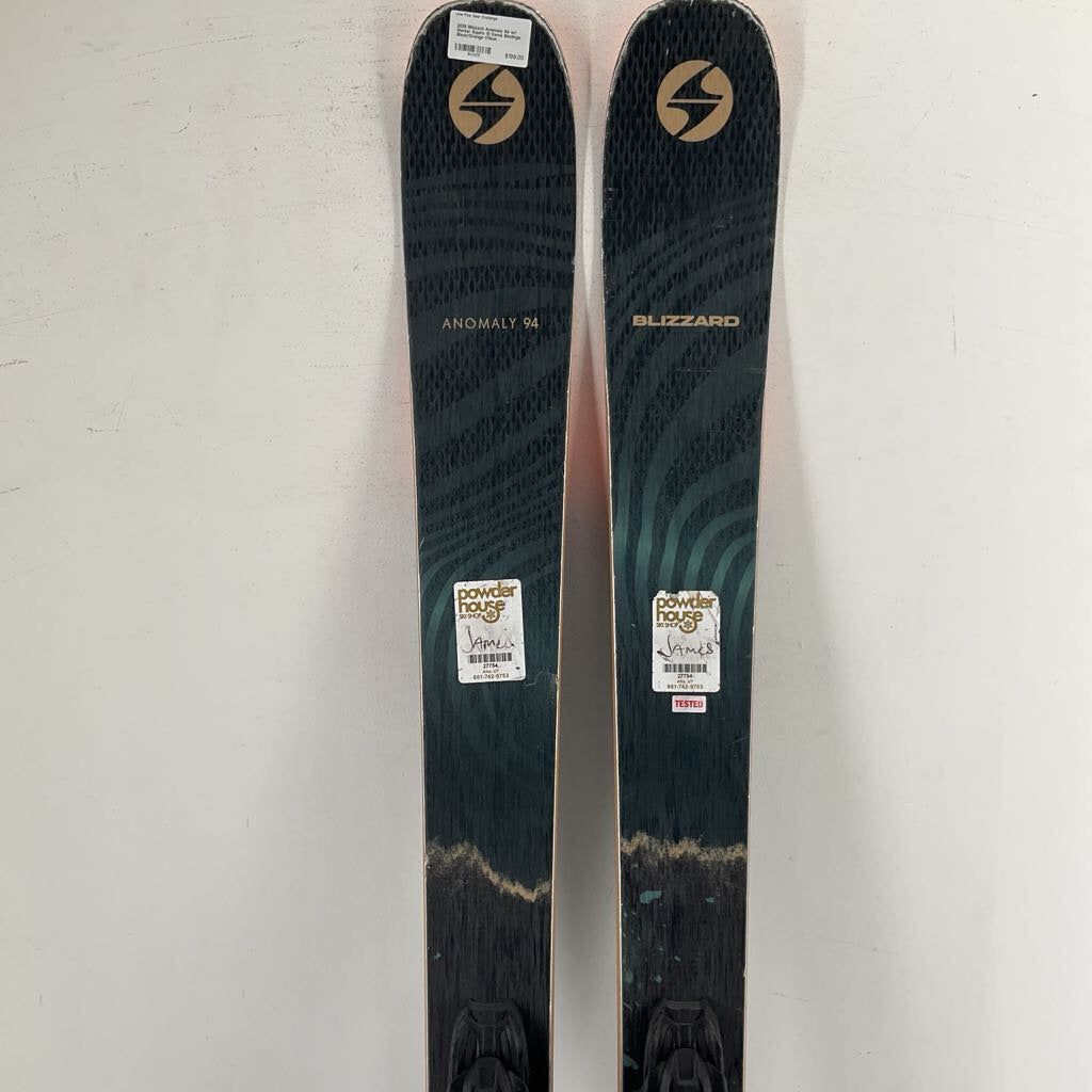 2025 Blizzard Anomaly 94 w/ Marker Squire 10 Demo Bindings
