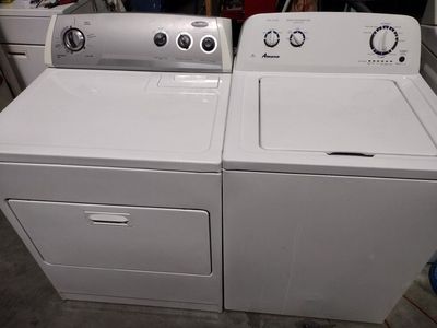 Amana Washer and Whirlpool Electric Dryer