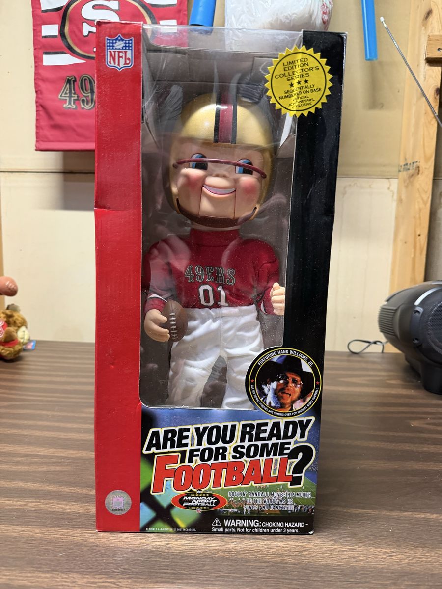 NFL San Francisco 49ers Rockin Randall Animated Collector Doll