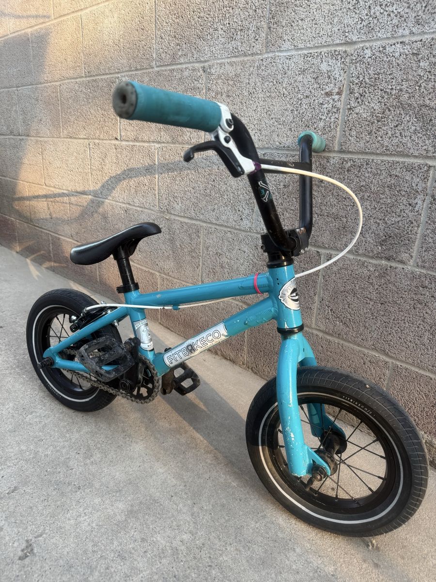 Fitbikeco mistfit BMX Bike Teal 12 Inch