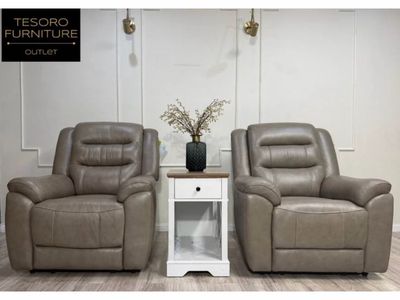 MASON LEATHER RECLINER CHAIRS *3 in stock