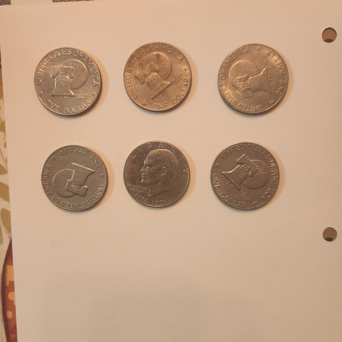 Eisenhower bicetinal dollar 10dollars each