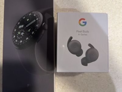 Google Pixel Watch & Pixel Buds A-Series - New, Sealed Smartwatch & Wireless Earbuds