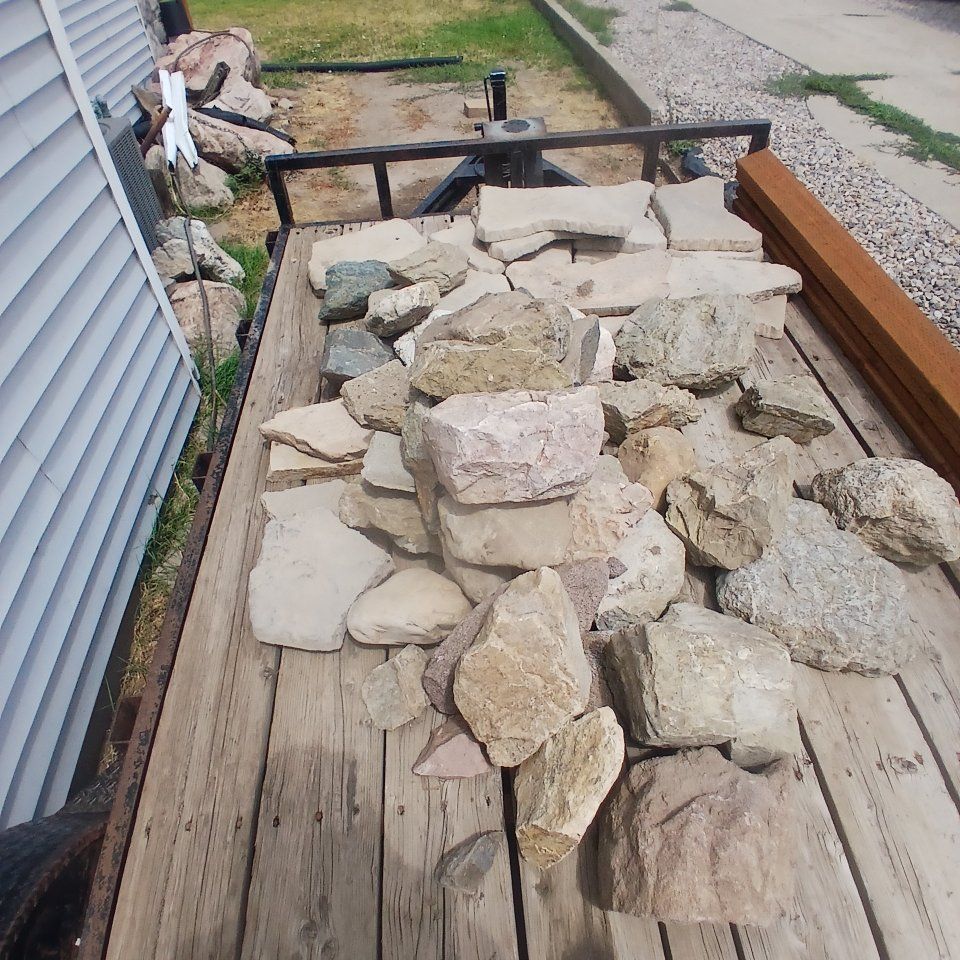 Natural Landscape Rocks & Flagstones - Assorted Sizes for Gardening/Hardscaping price in description.
