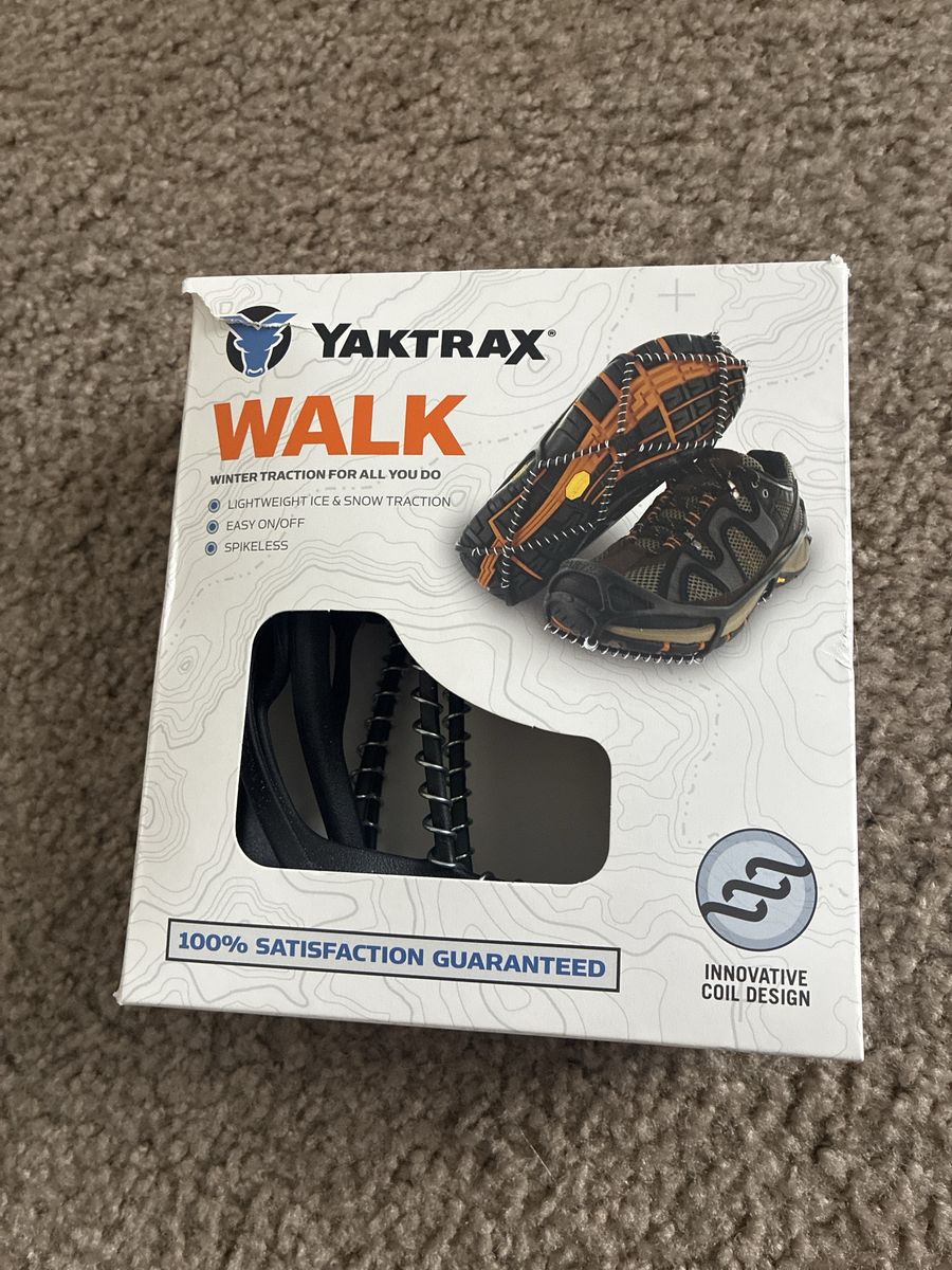 Yaktrax Walk Traction Cleats for Ice and Snow - Size Medium