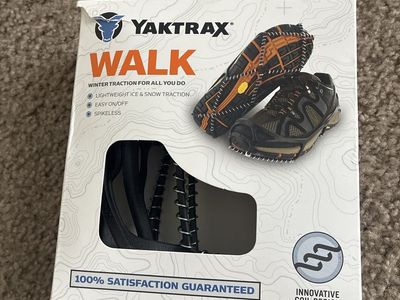 Yaktrax Walk Traction Cleats for Ice and Snow - Size Medium