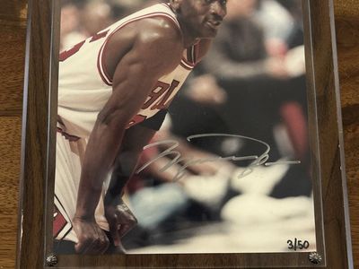 11x14 Autograph Michael Jordan 3/50 Certificate of Authenticity Hand Signed NBA Chicago Bulls Basketball Photo Auto w/COA