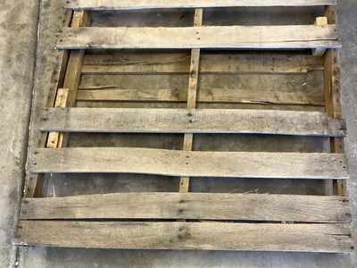 Used Wooden Shipping Pallet - Standard Size for Shipping & DIY Projects