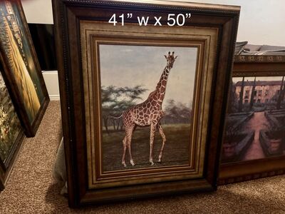 (9) Oil Paintings And Frames Need To Go CHEAP