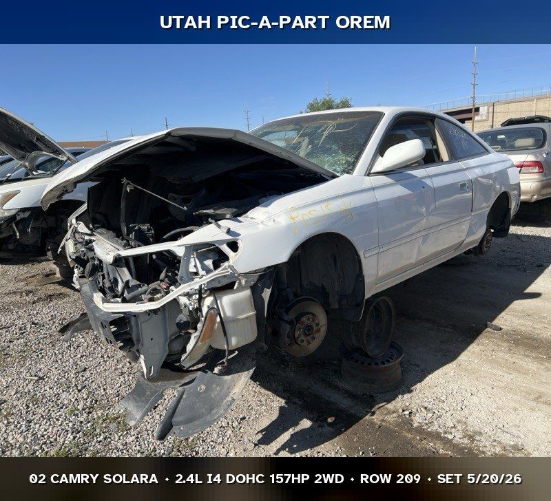 2002 Toyota Camry Solara Parts - UTPAP Orem