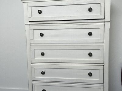 Tall Dresser white