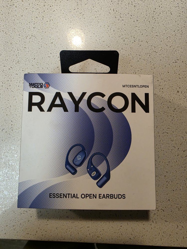 Raycon Matco Tools Essential Open Earbuds Wireless Headphones, Black