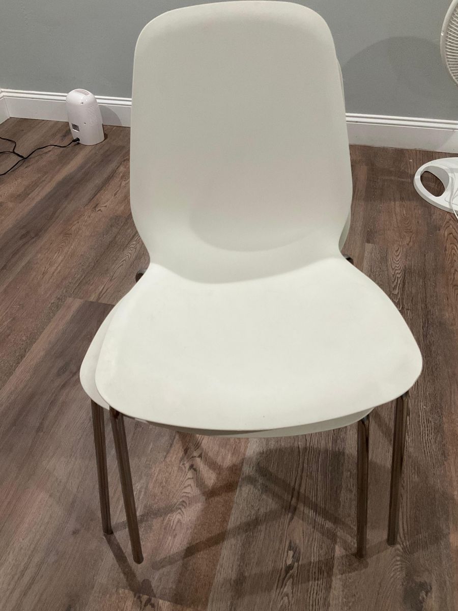 8 IKEA LIDÅS Chairs - White