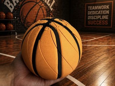 Large Basketball fidget-Orange & Black