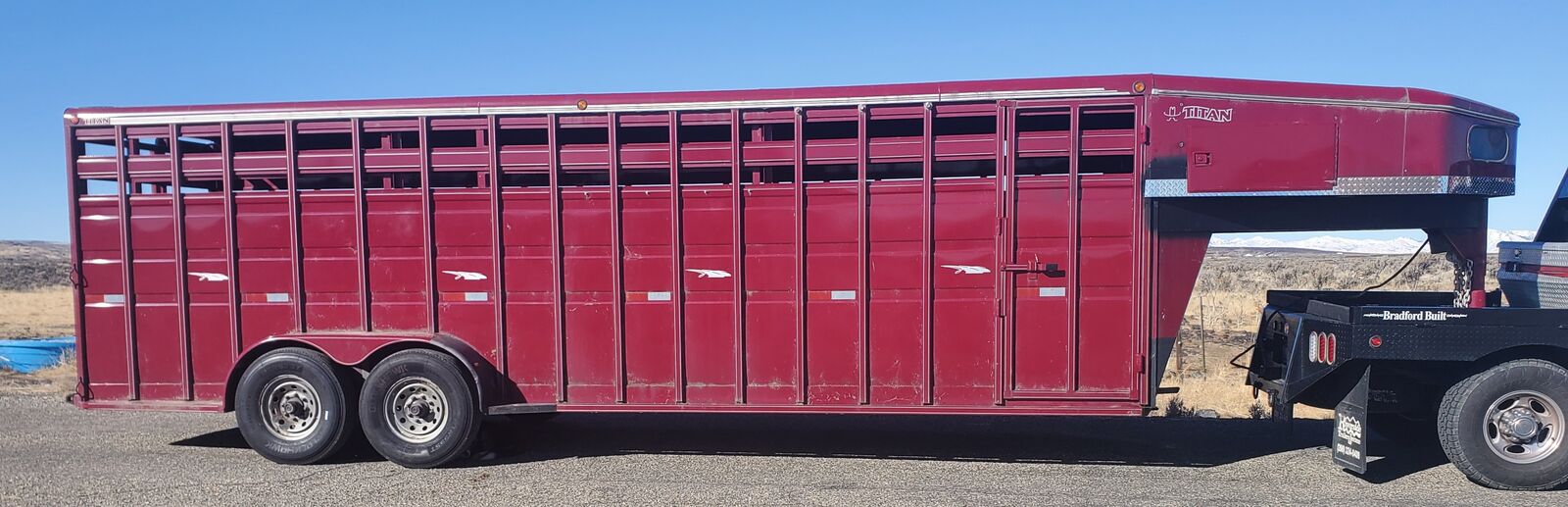 2002 titan 24ft stock trailer sell or trade